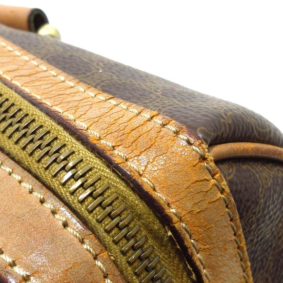 Celine Macadam Pattern Handbag Brown - Picture 12 of 15